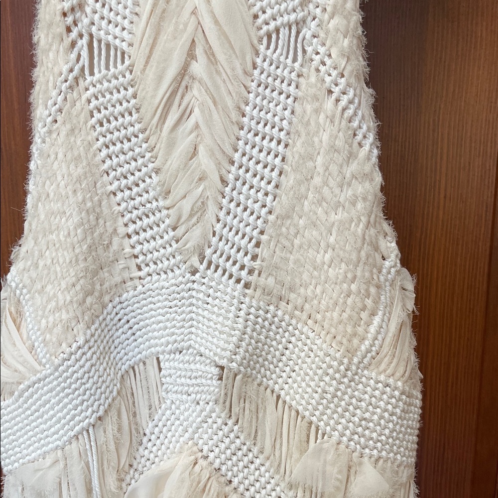 Ohne Titel Cream Macramé Mini Dress - Picture 6 of 10